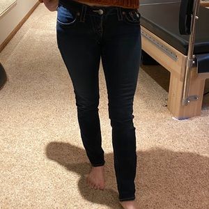 True Religion low rise skinny jeans